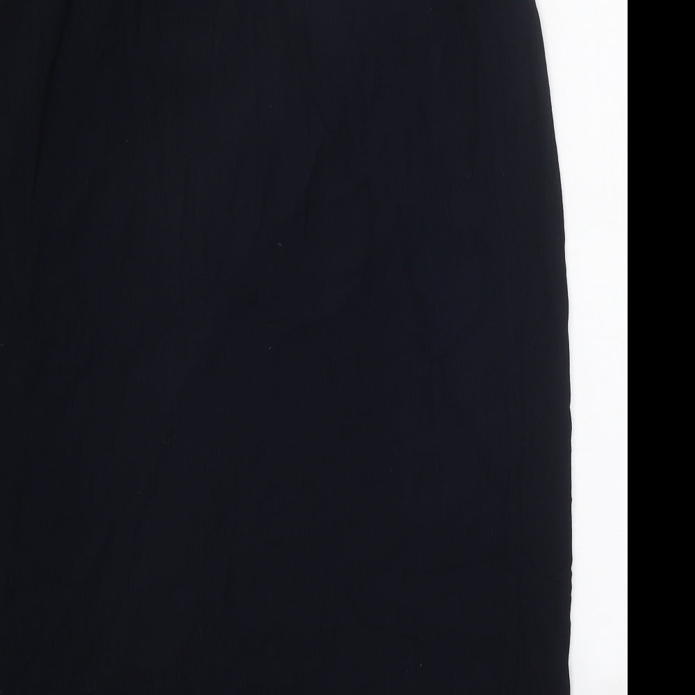 TIGI Womens Blue Viscose Straight & Pencil Skirt Size 33 in