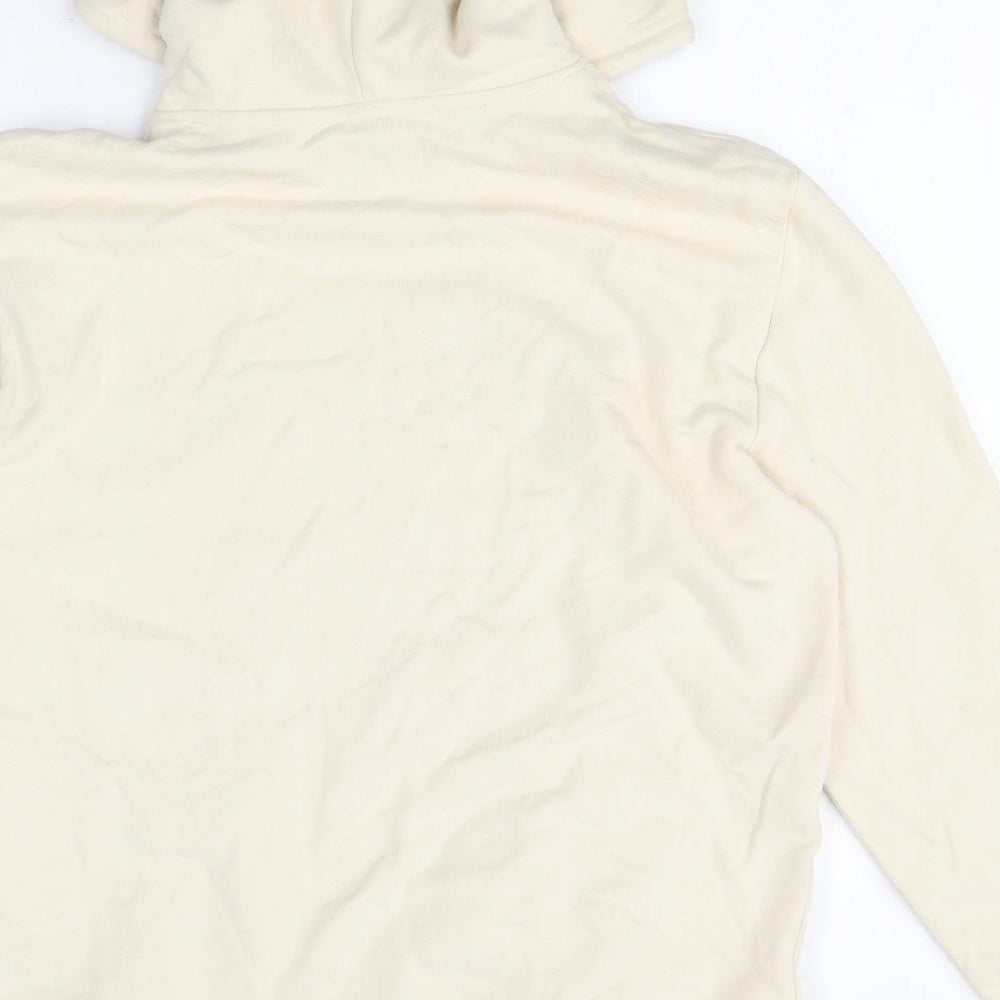 Marks & Spencer Womens Beige Cotton Pullover Hoodie Size S Pullover - Heritage
