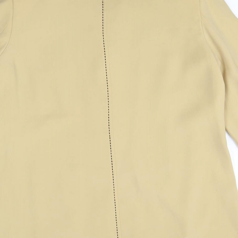 ELVI Womens Yellow Polyester Jacket Blazer Size 18