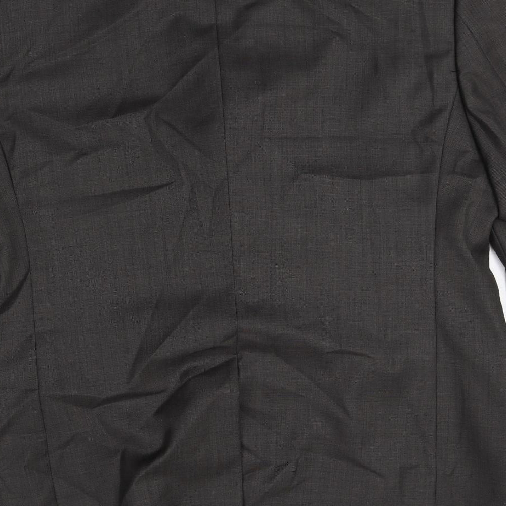 Marks & Spencer Mens Grey Wool Jacket Suit Jacket Size 42 Regular