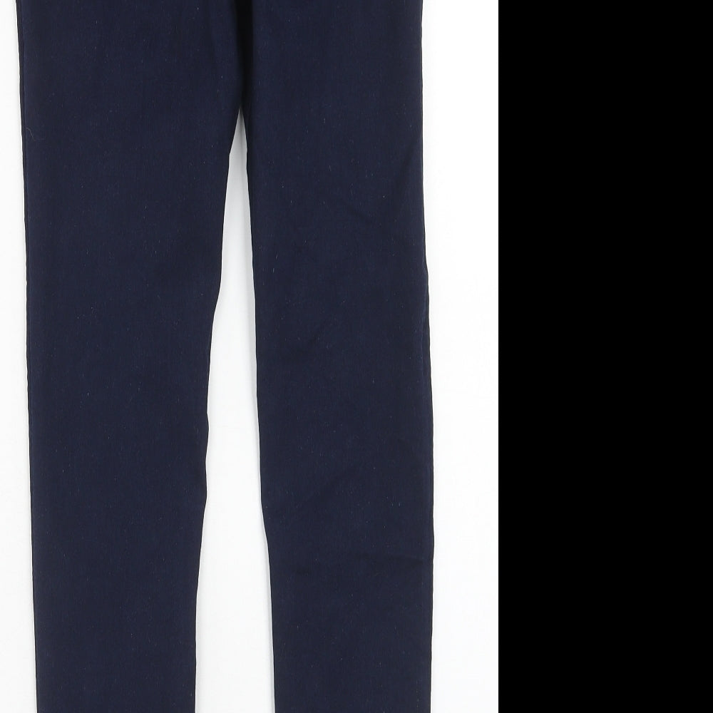 Papaya Womens Blue Cotton Jegging Jeans Size 8 L29 in Regular