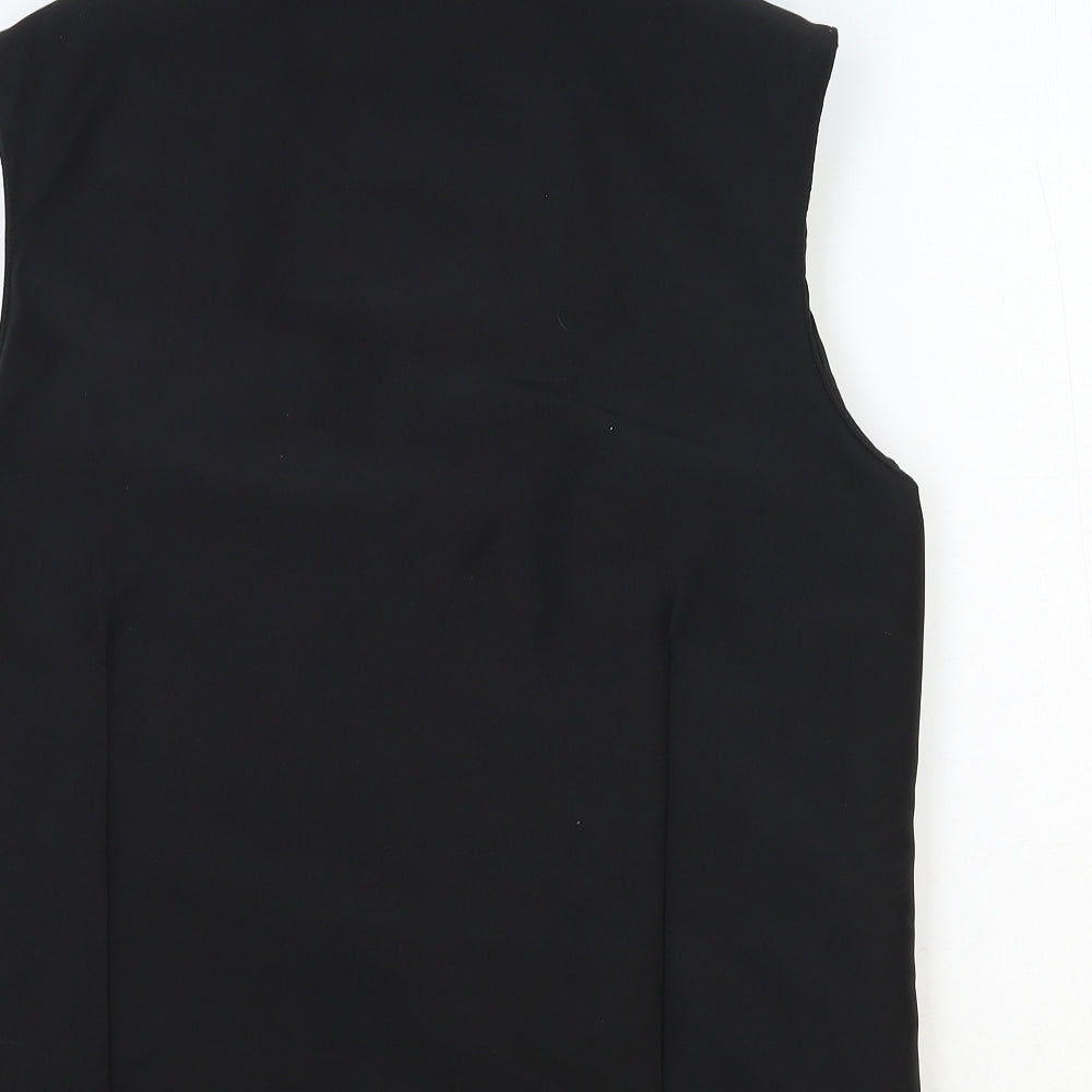 Yessica Womens Black Gilet Jacket Size 10 Zip