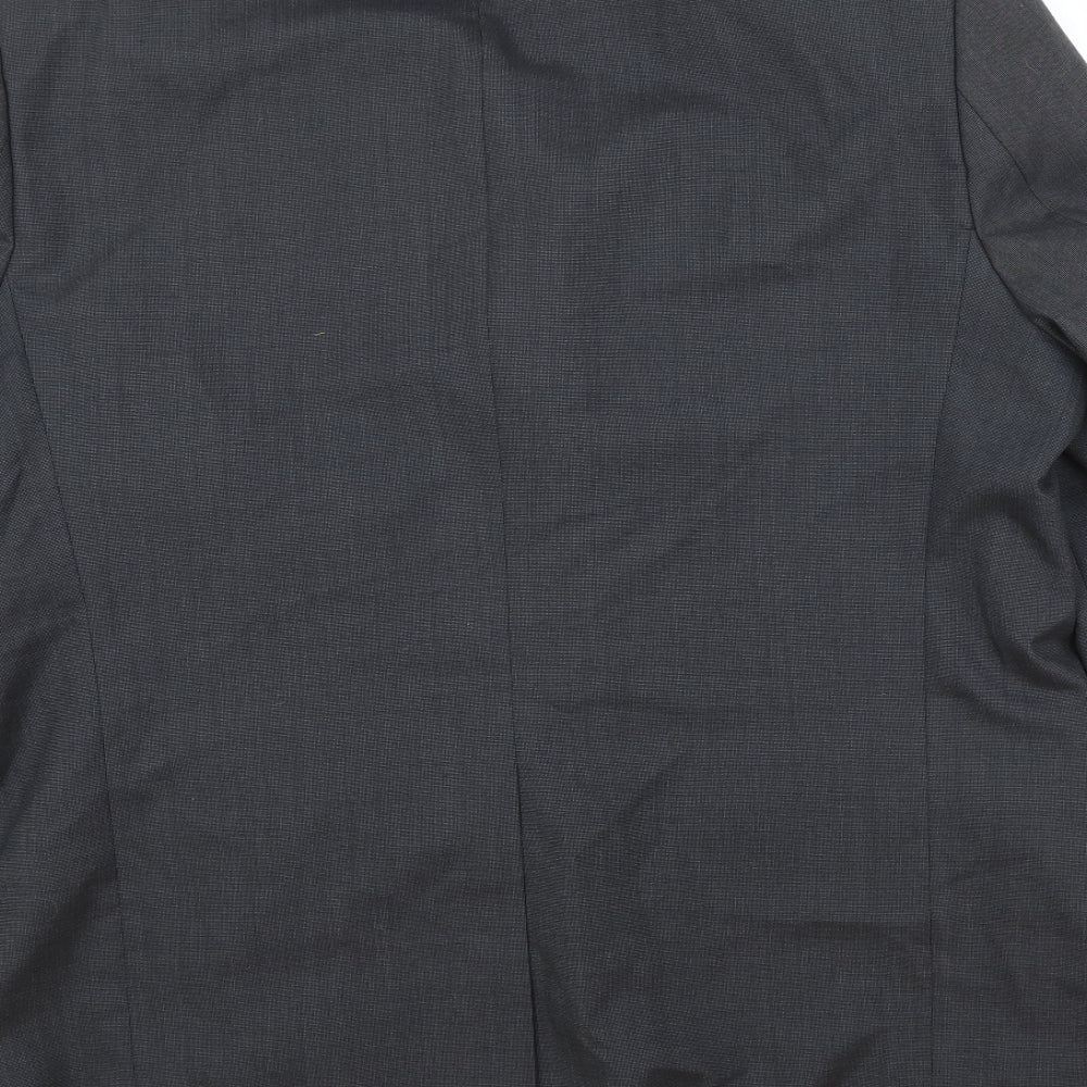 Ciro Citterio Mens Grey Polyester Jacket Suit Jacket Size 44 Regular