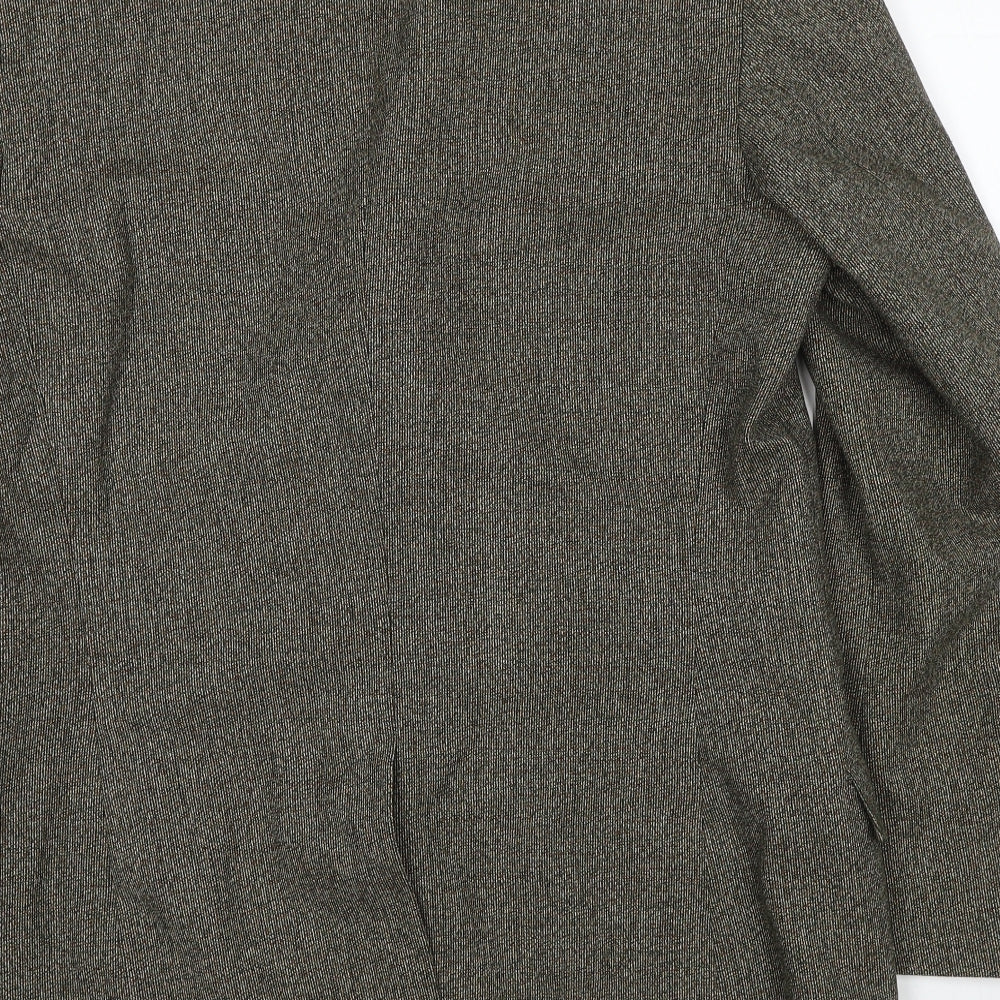Parkington & Bowers Mens Grey Wool Jacket Suit Jacket Size 40 Regular