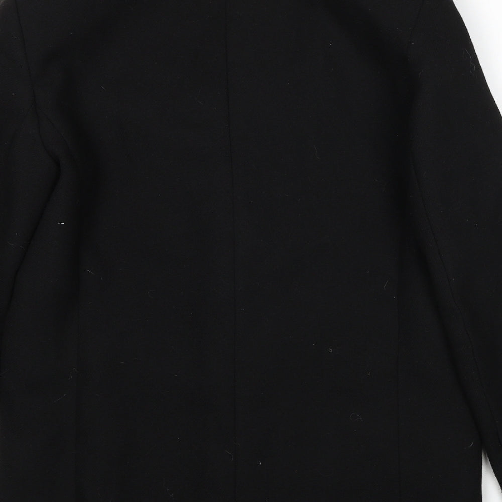 Mango Womens Black Jacket Blazer Size XS Button