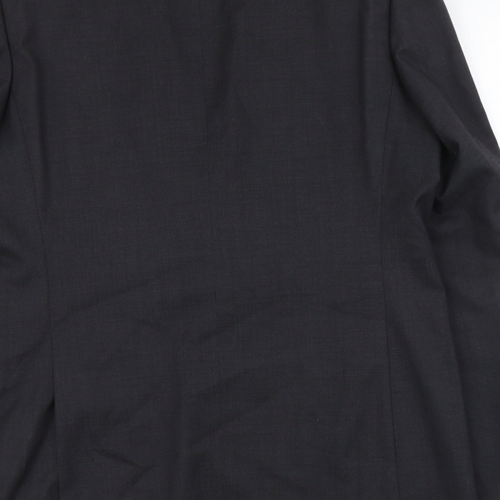 Marks & Spencer Mens Grey Wool Jacket Suit Jacket Size M Regular