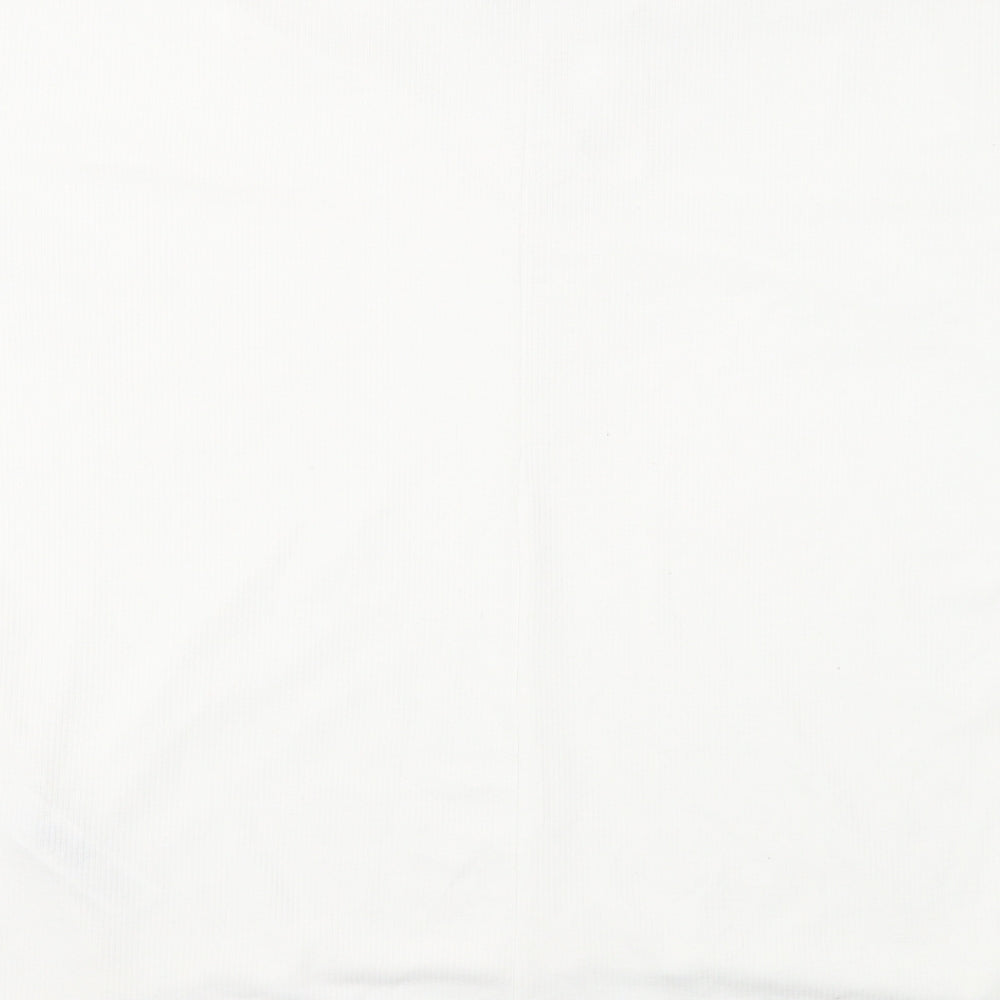 Primark Womens White Polyester Basic Polo Size 12 Collared