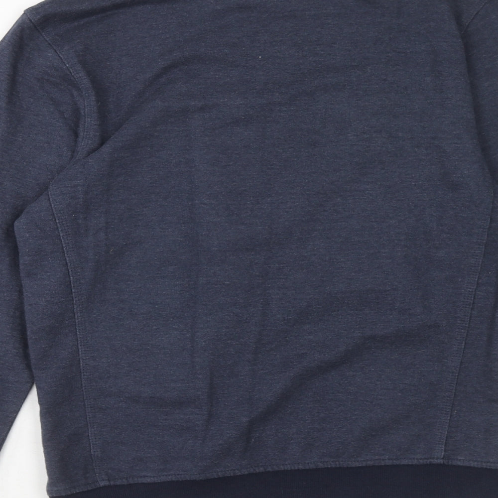 Blend Mens Blue Cotton Pullover Sweatshirt Size S - Jeansmaker