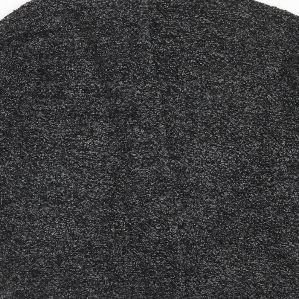 H&M Womens Grey V-Neck Acrylic Cardigan Jumper Size M