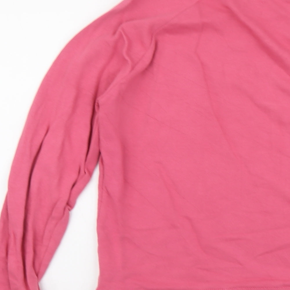ASOS Womens Pink Cotton Pullover Sweatshirt Size XS Pullover