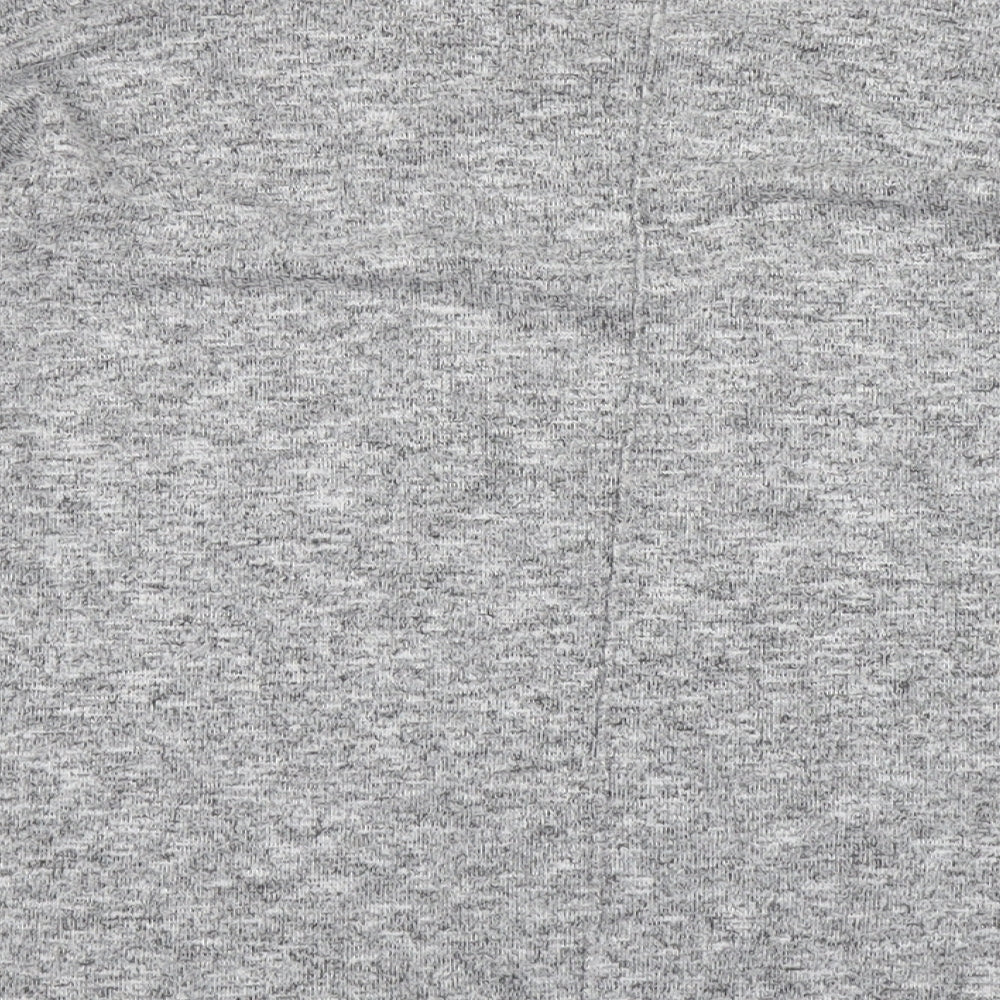 Dunnes Stores Womens Grey V-Neck Polyester Pullover Jumper Size 16