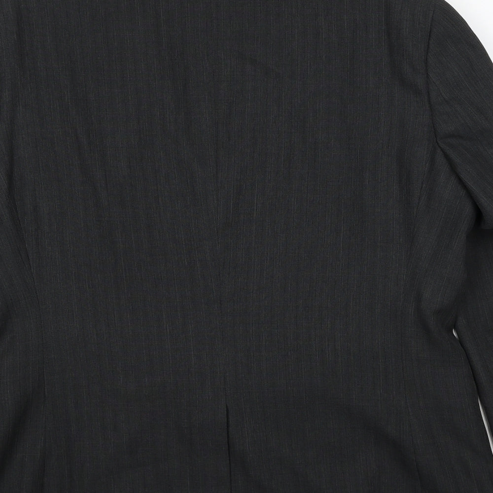 George Mens Grey Polyester Jacket Suit Jacket Size 42 Regular
