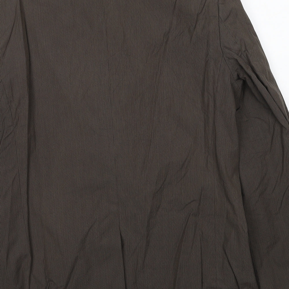 RJR.John Rocha Mens Brown Cotton Jacket Suit Jacket Size 40 Regular
