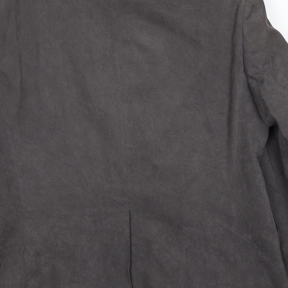 Marks & Spencer Mens Grey Polyester Jacket Suit Jacket Size 40 Regular