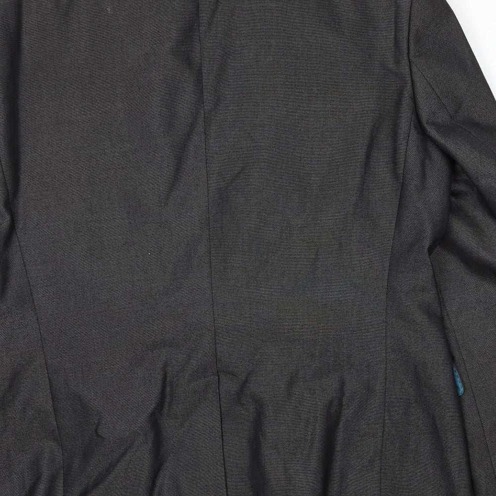 Marks & Spencer Mens Grey Polyester Jacket Suit Jacket Size M Regular