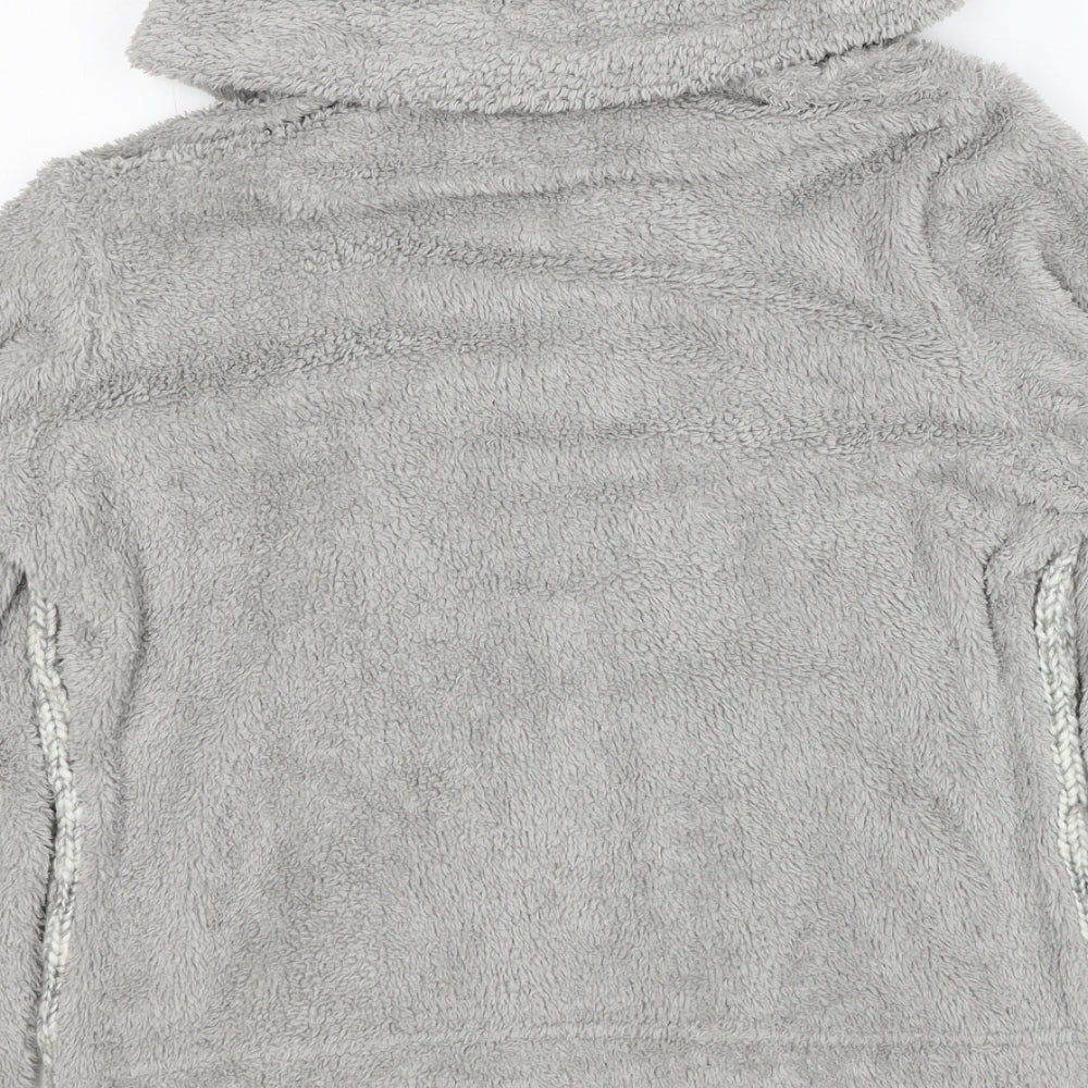 Per Una Womens Grey Polyester Full Zip Sweatshirt Size M Zip