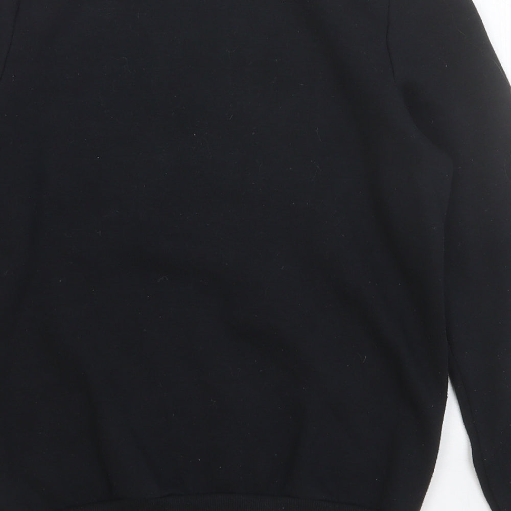 Primark Boys Black Cotton Pullover Sweatshirt Size 11-12 Years Pullover - BFF