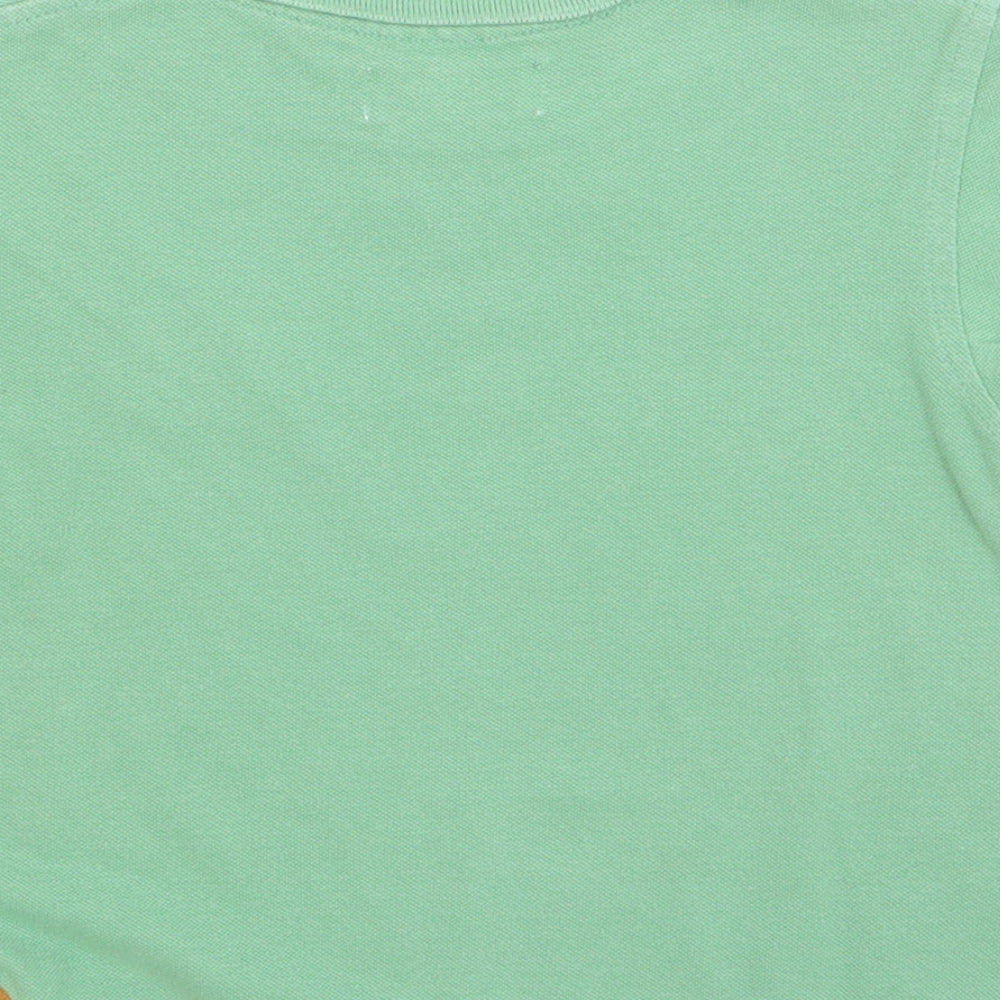 Early Days Boys Green Cotton Basic Polo Size 18-24 Months Collared Pullover