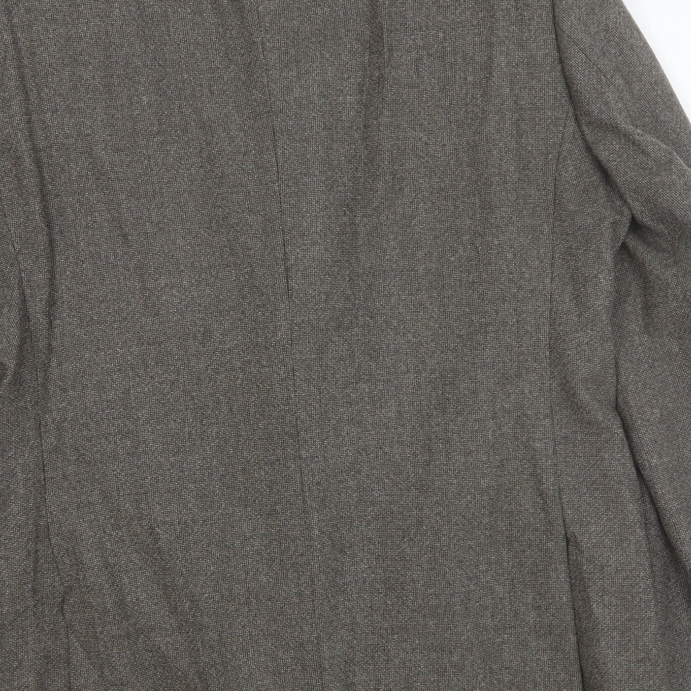 Marks & Spencer Mens Grey Wool Jacket Suit Jacket Size 40 Regular