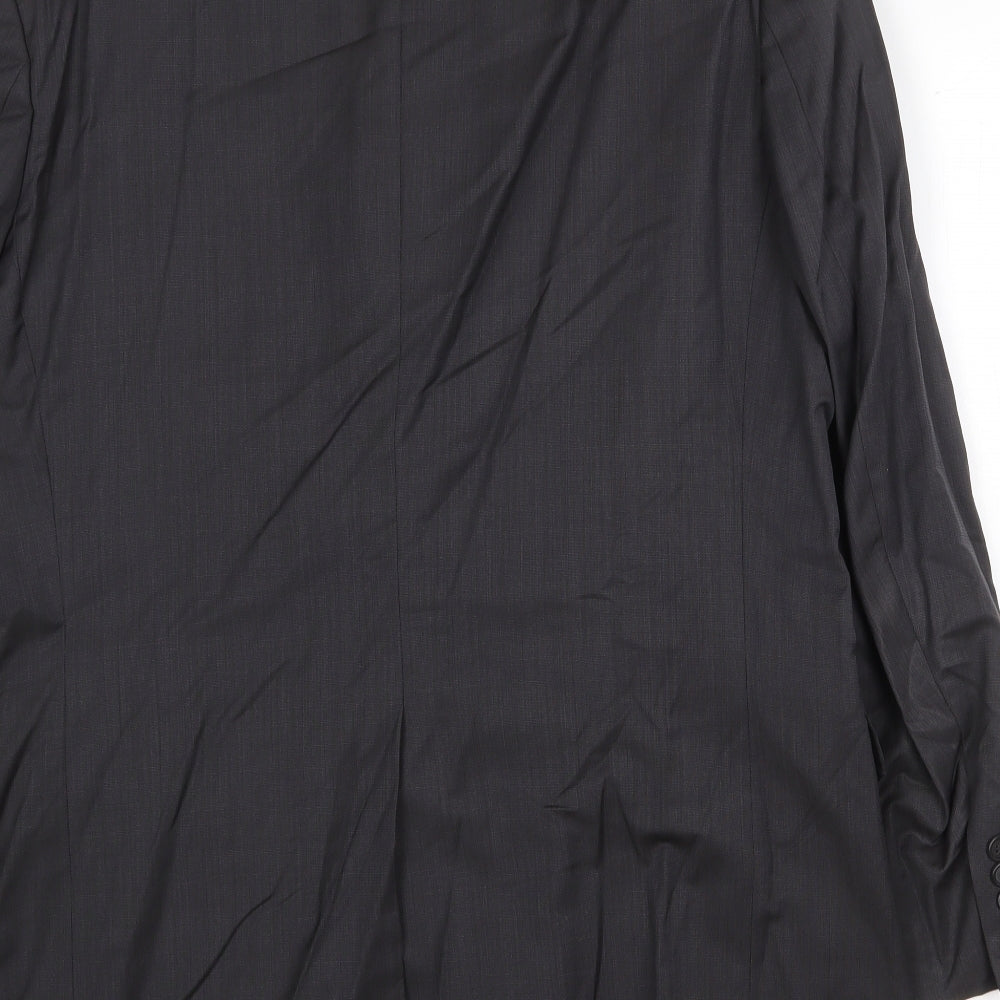Marks & Spencer Mens Grey Wool Jacket Suit Jacket Size 42 Regular