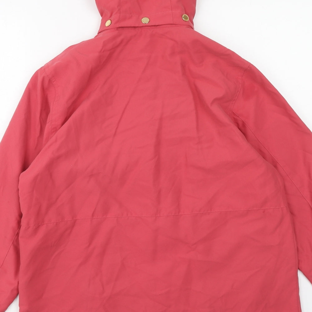 Danni Mac Womens Pink Jacket Size S Zip