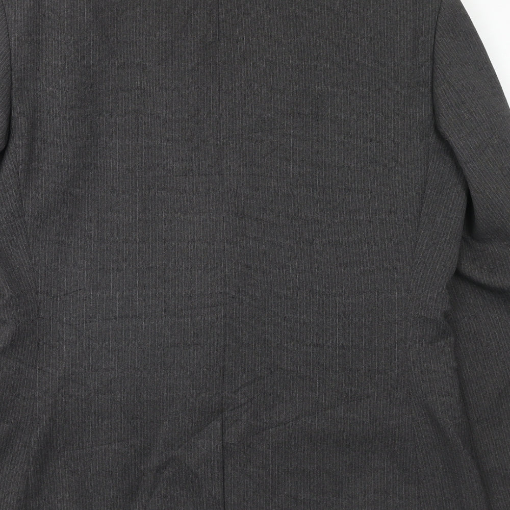 Taylor & Wright Mens Grey Polyester Jacket Suit Jacket Size 38 Regular