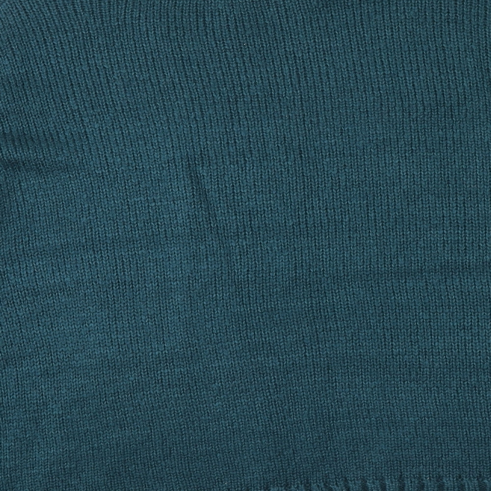 Intuition Womens Blue Mock Neck Acrylic Pullover Jumper Size 20 - Size 20-22