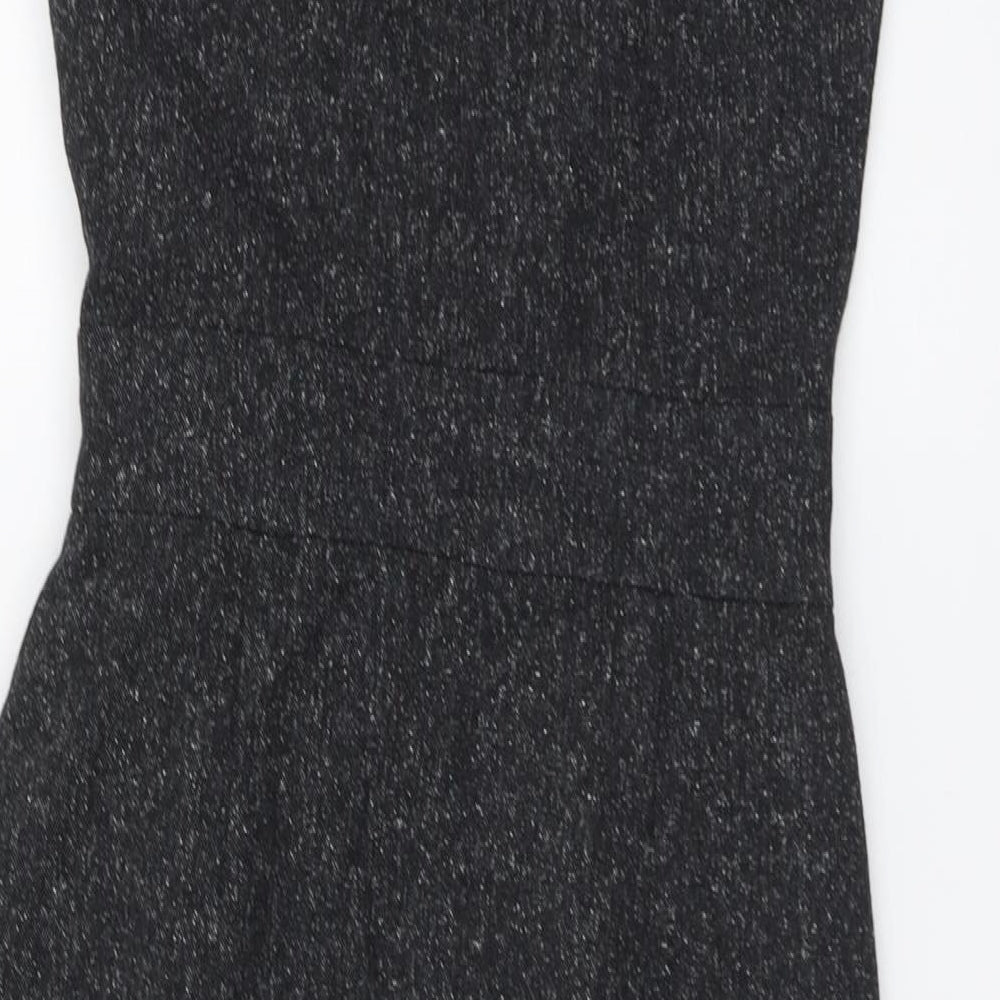 Great Plains Womens Grey Wool A-Line Size S V-Neck Pullover