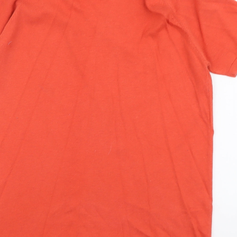 NEXT Womens Pink Boat Neck Cotton Pullover Jumper Size 10