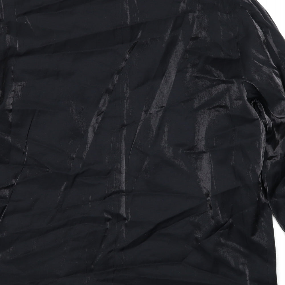 Astraka Womens Black Jacket Size L Button