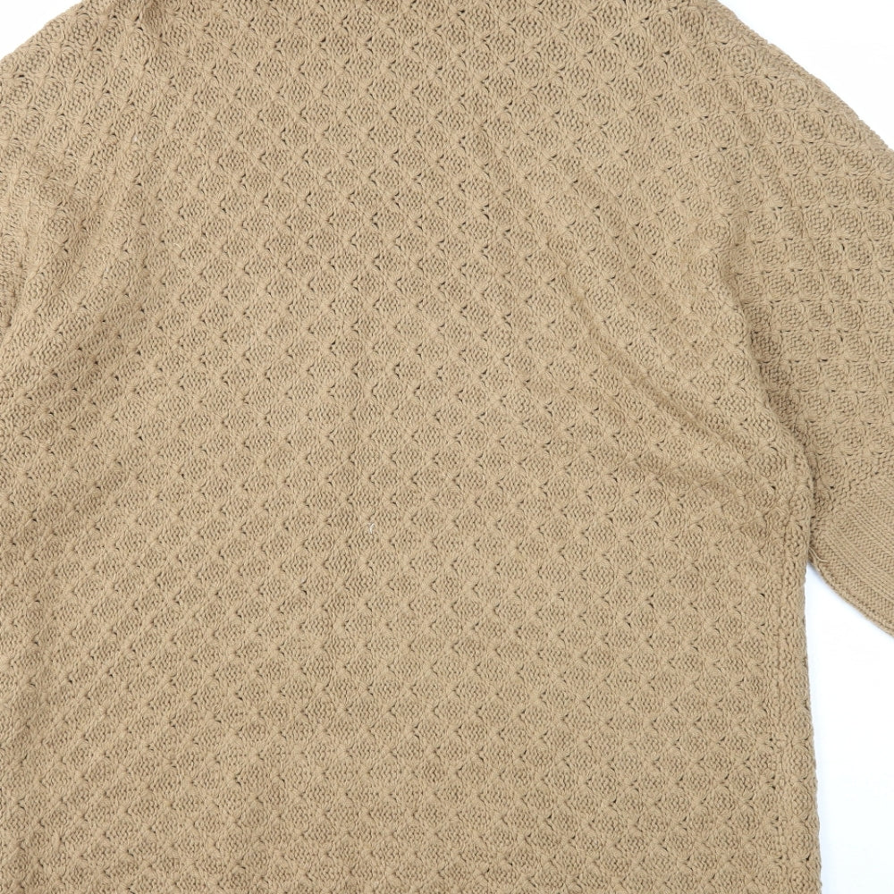 Atmosphere Womens Brown Roll Neck Acrylic Pullover Jumper Size M