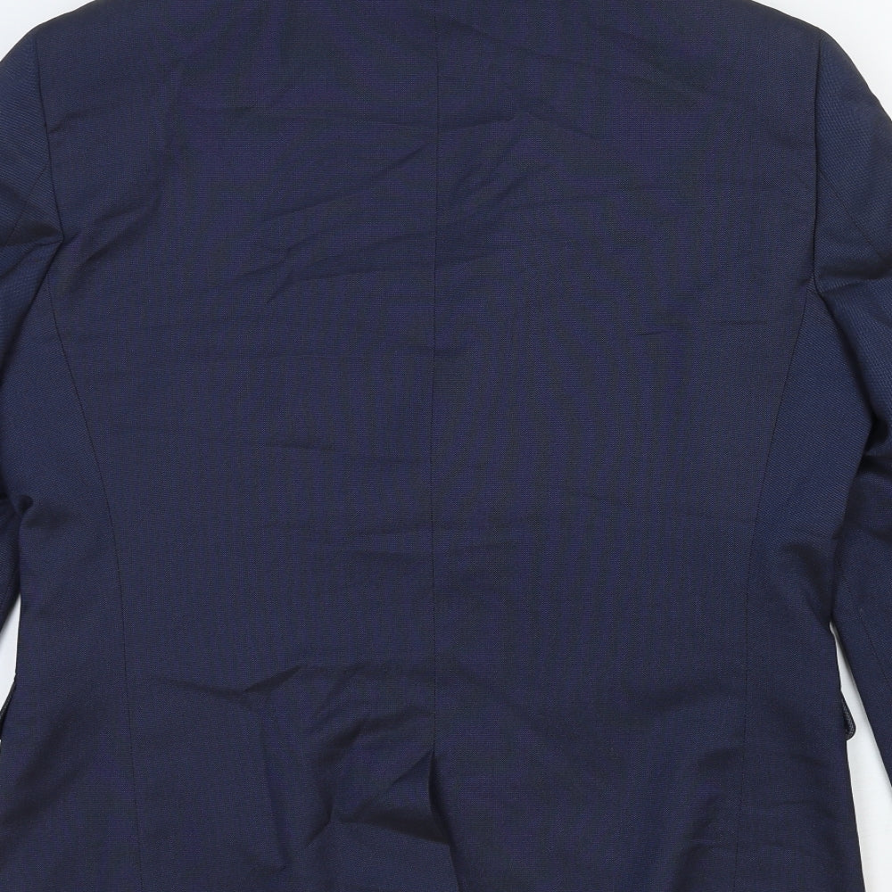 NEXT Mens Blue Cotton Jacket Suit Jacket Size 42 Regular