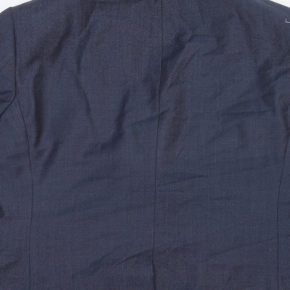 NEXT Mens Blue Cotton Jacket Suit Jacket Size 42 Regular