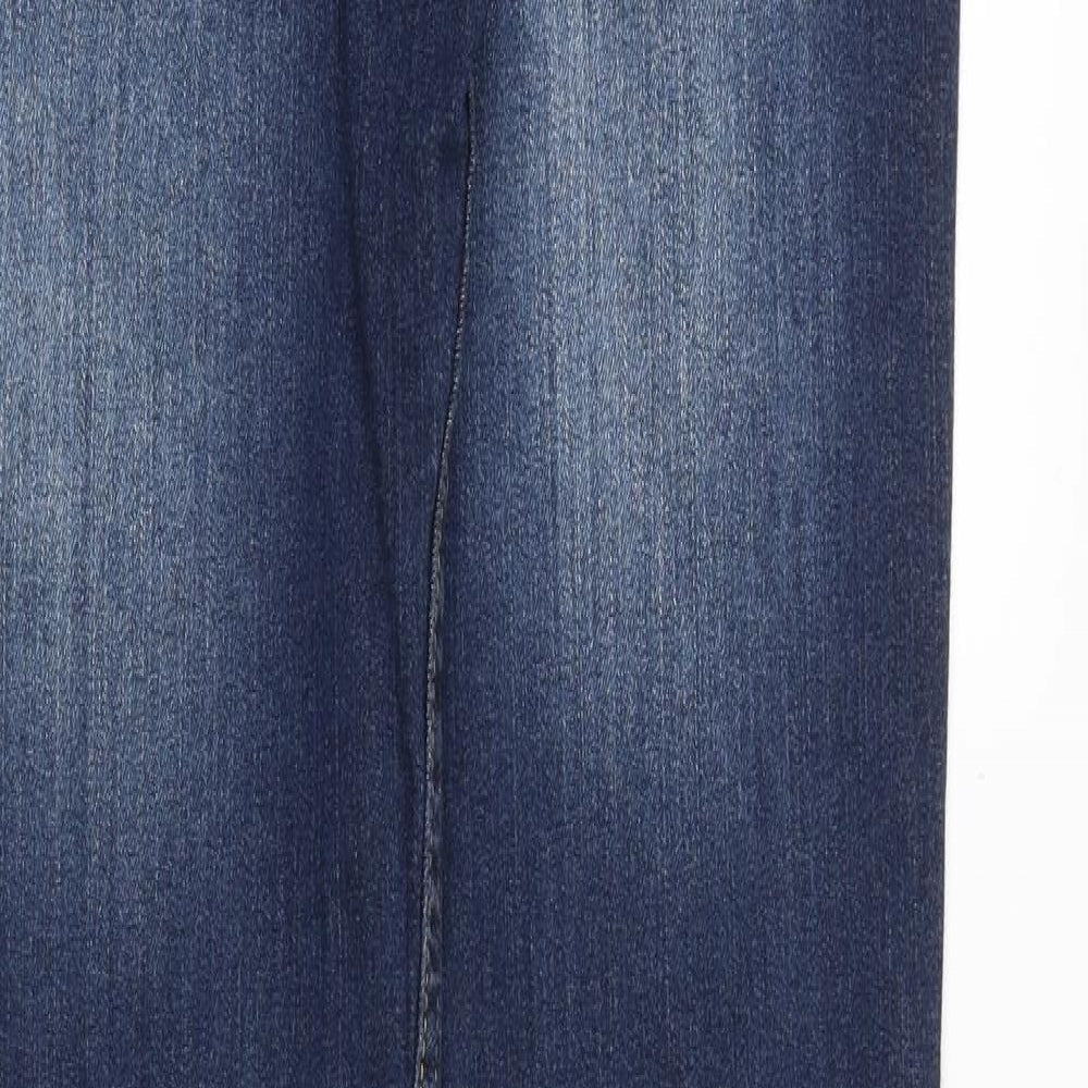 Seven Series Mens Blue Cotton Skinny Jeans Size 30 in Slim Zip