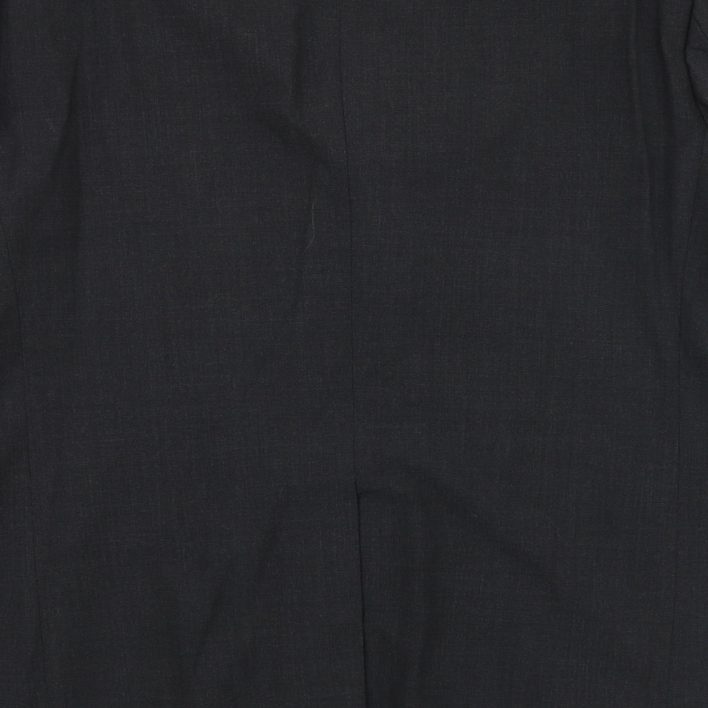 Tom English Mens Grey Polyester Jacket Suit Jacket Size 42 Regular