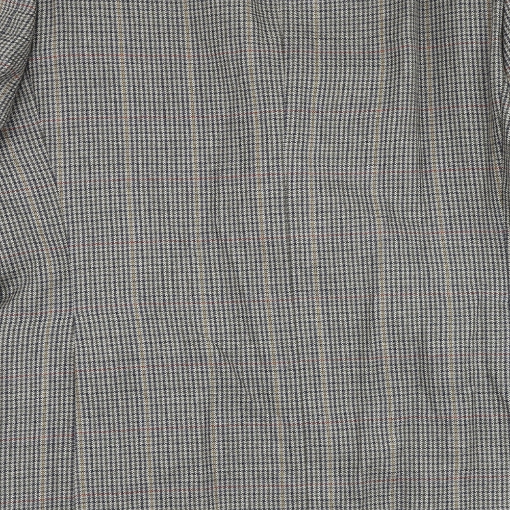 West Brook Mens Multicoloured Geometric Cotton Jacket Suit Jacket Size 38 Regular