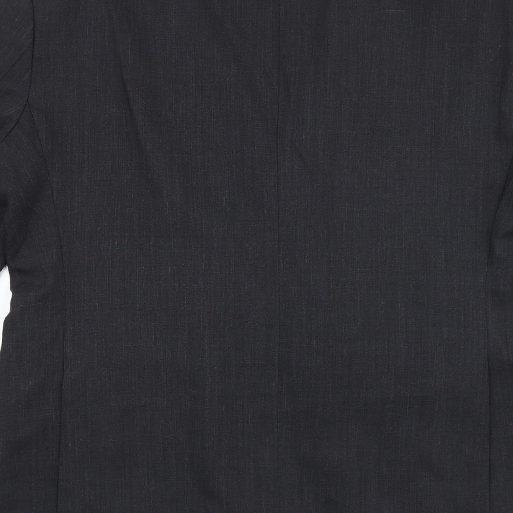 Marks & Spencer Mens Grey Polyester Jacket Suit Jacket Size 42 Regular