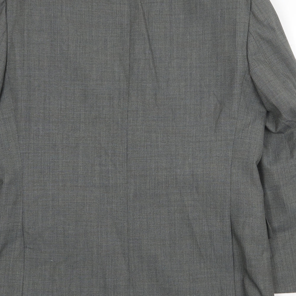Chatsworth Mens Grey Wool Jacket Suit Jacket Size 40 Regular