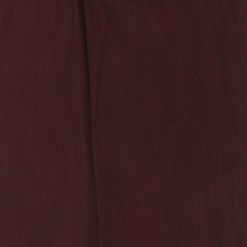Dr. Denim Womens Red Cotton Straight Jeans Size 28 in Regular Zip
