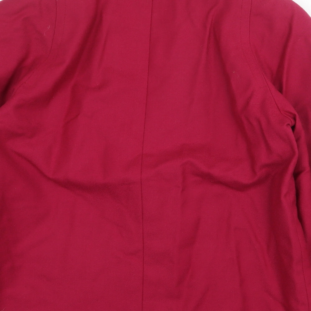 Planet Womens Pink Jacket Blazer Size 10 Button