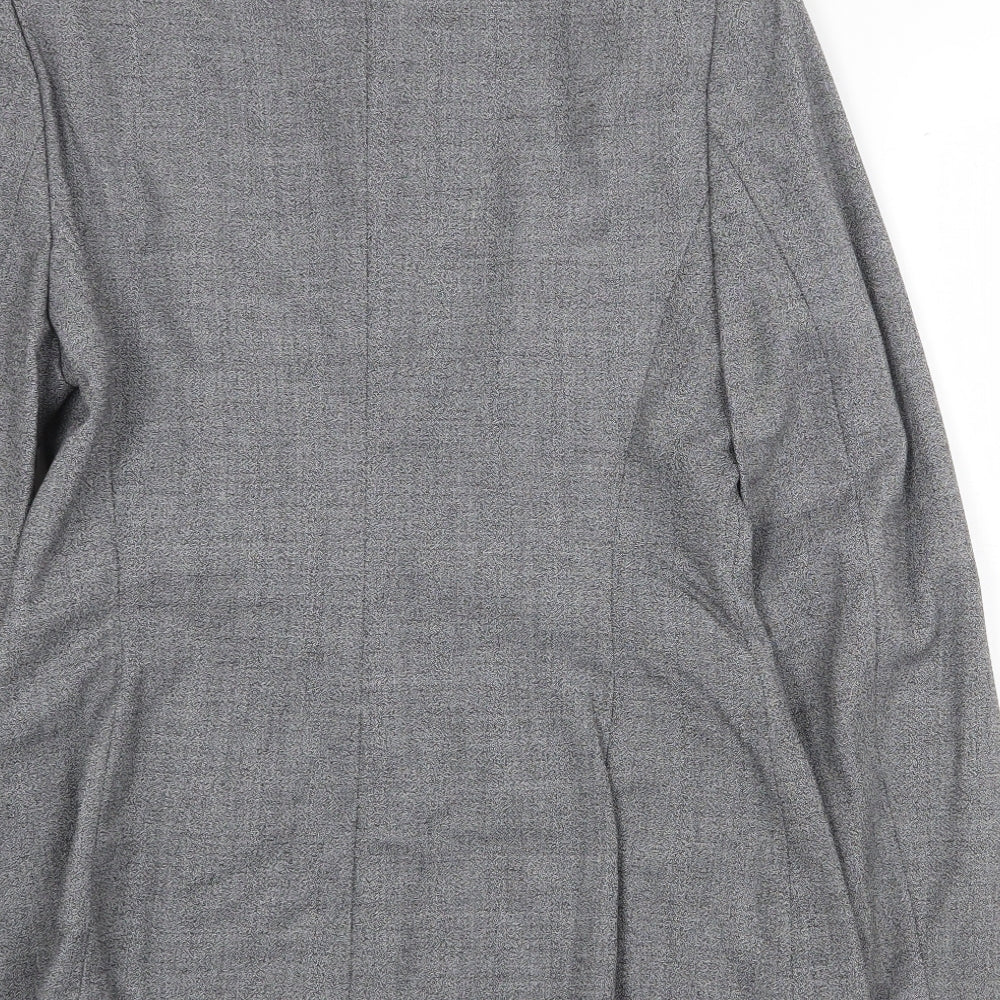 NEXT Womens Grey Jacket Blazer Size 10 Button