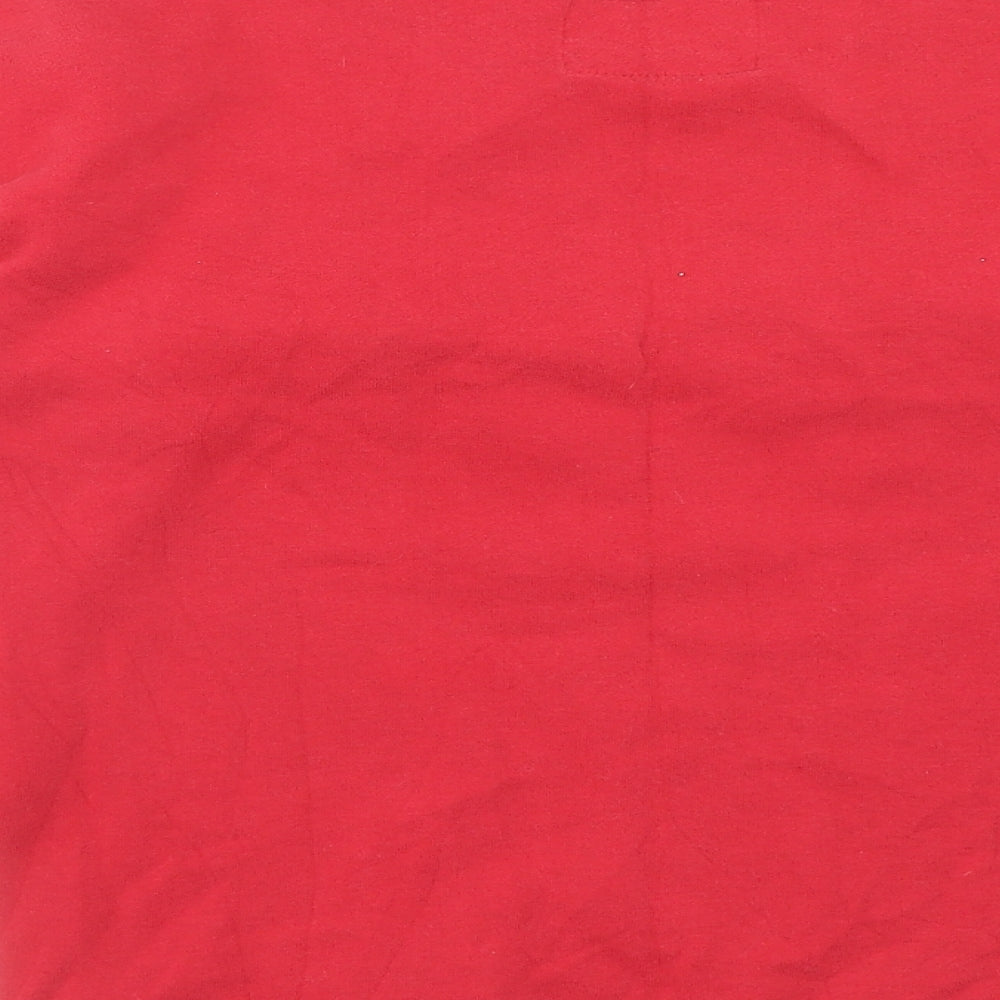 Atmosphere Womens Red Cotton Pullover Sweatshirt Size 6 Pullover - Christmas Pudding