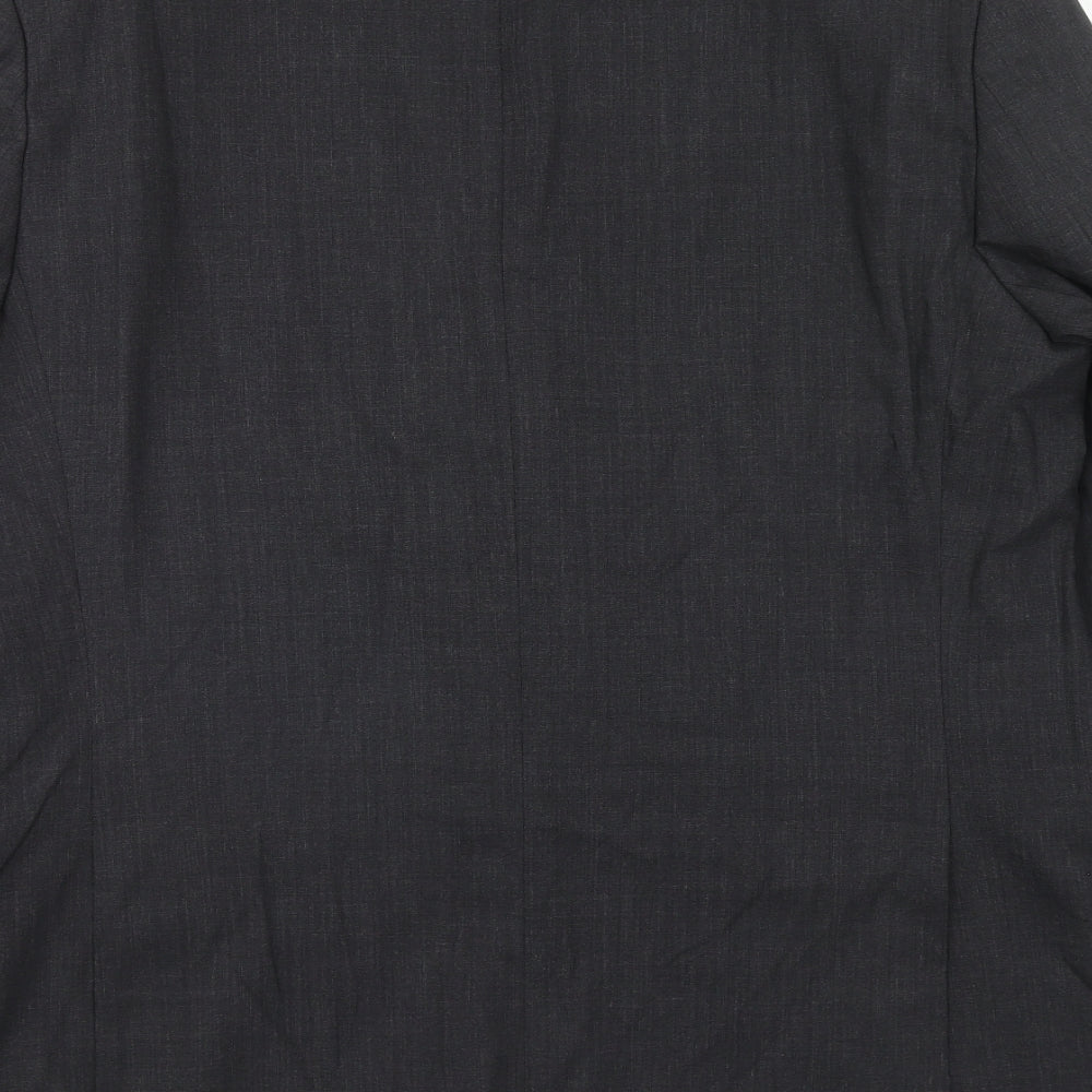 Marks & Spencer Mens Grey Wool Jacket Suit Jacket Size 42 Regular