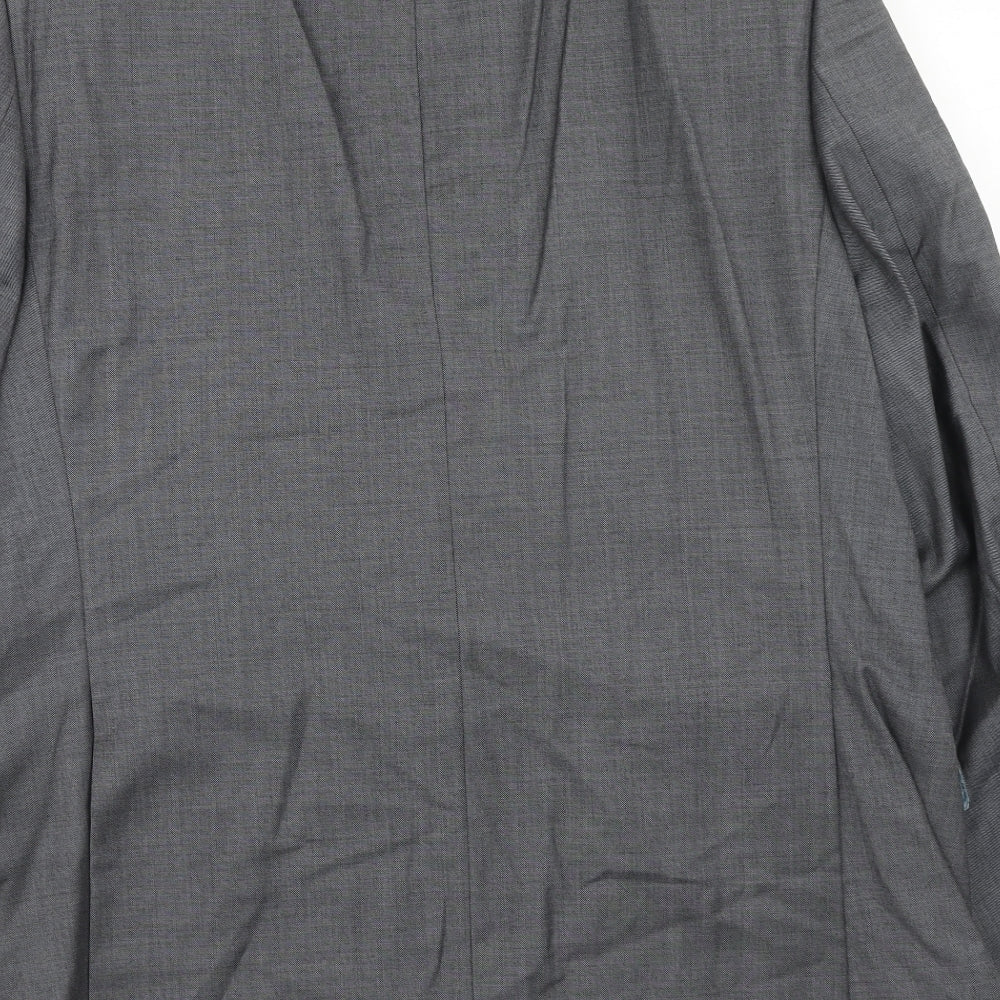 Autograph Mens Grey Wool Jacket Suit Jacket Size 42 Regular