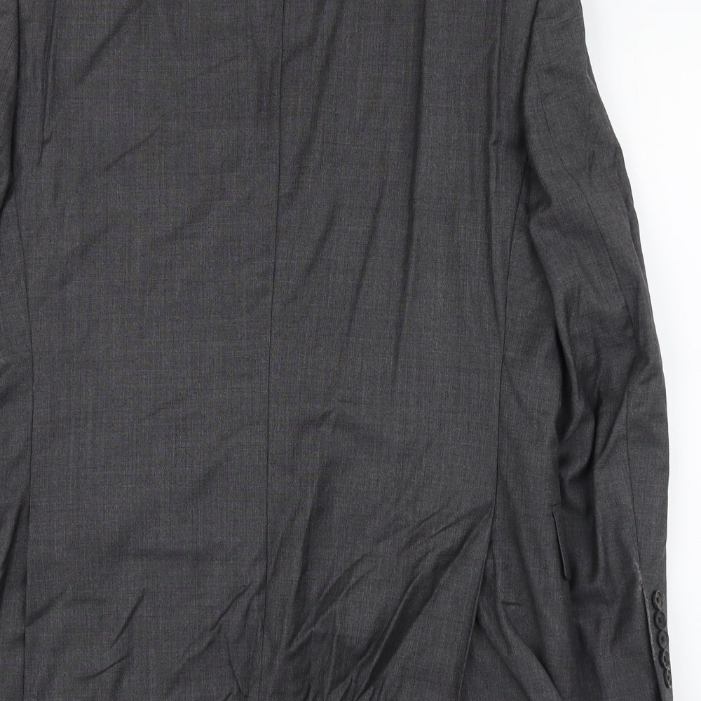 NEXT Mens Grey Wool Jacket Suit Jacket Size S Regular