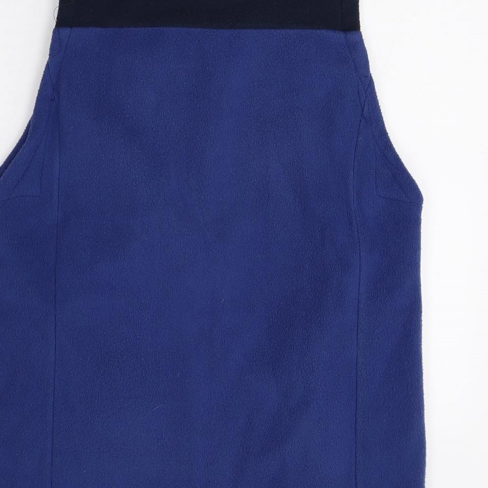 Cotton Traders Womens Blue Gilet Jacket Size XS Zip