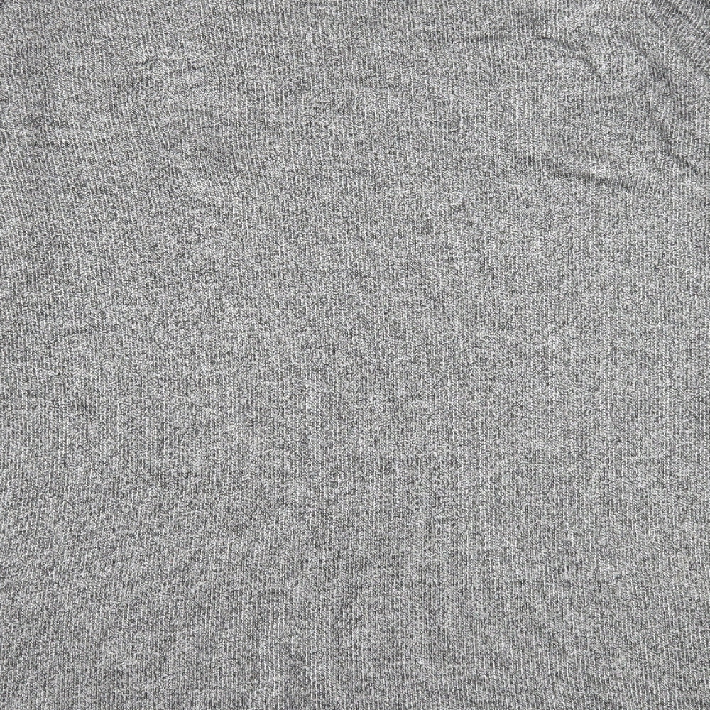 NEXT Womens Grey Round Neck Cotton Pullover Jumper Size 10