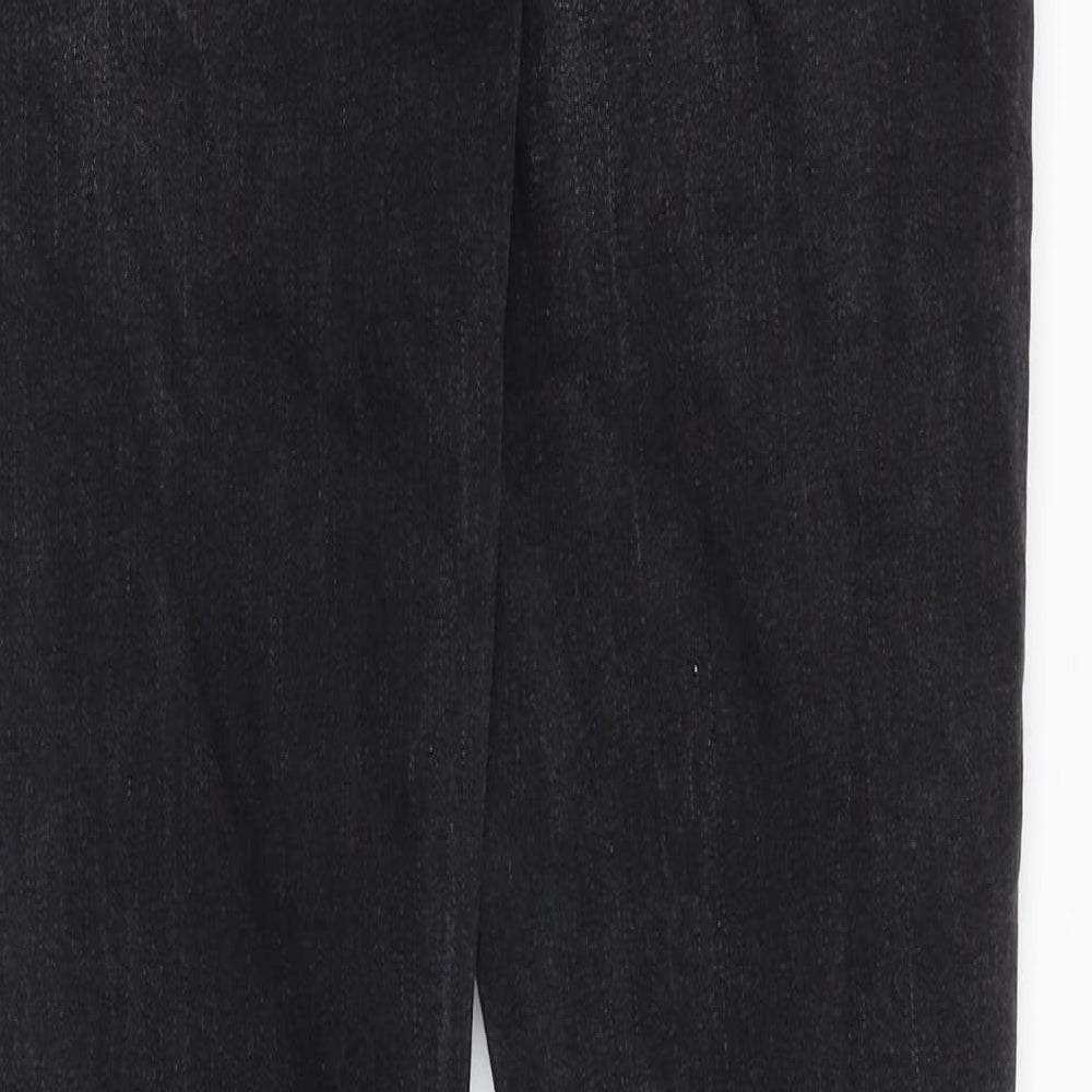 NEXT Mens Black Cotton Skinny Jeans Size 30 in Slim Button