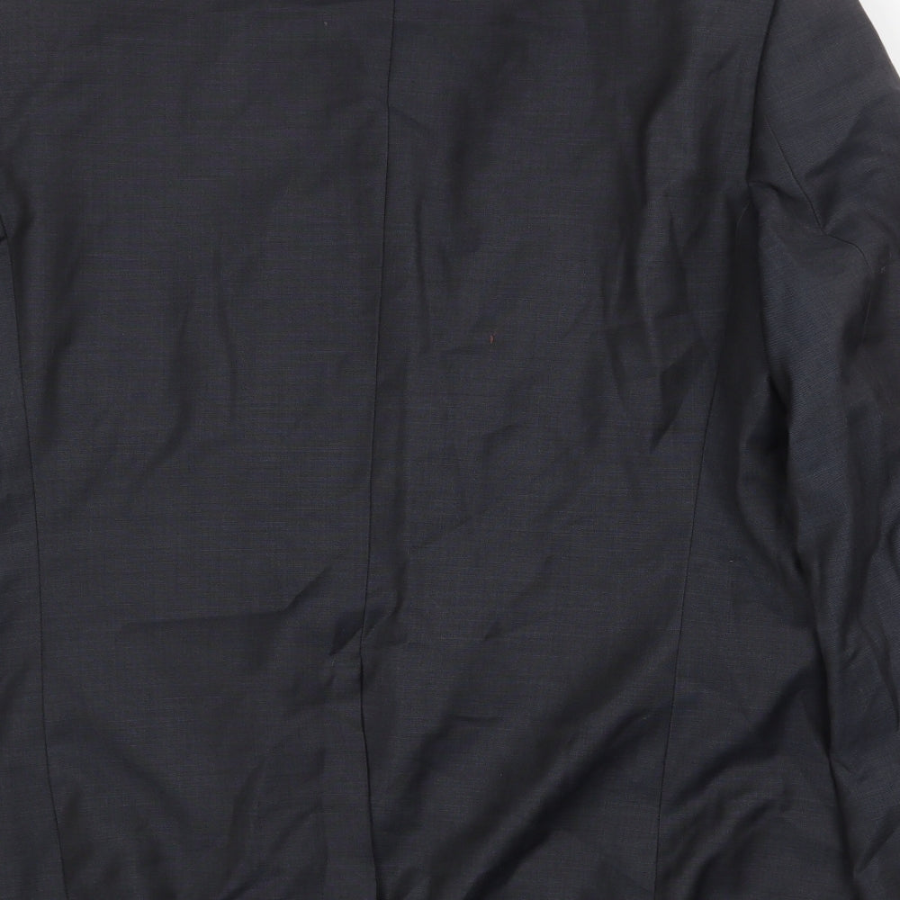 Ungaro Mens Grey Viscose Jacket Suit Jacket Size 44 Regular