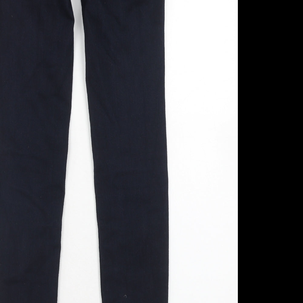H&M Womens Blue Cotton Jegging Jeans Size 6 Regular